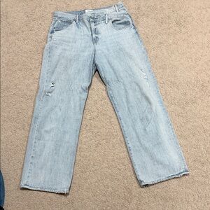 Pistola Light Wash Distressed Denim